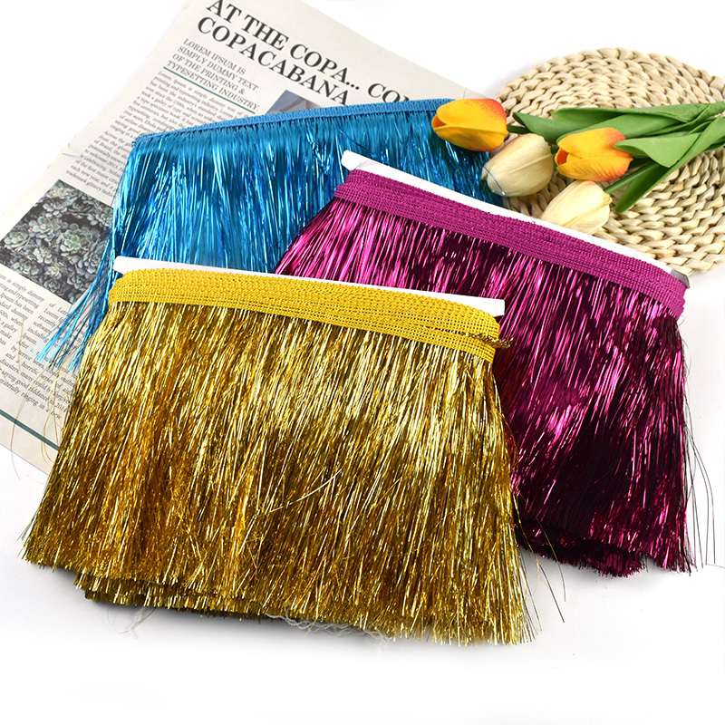 2/5/10M 10cm Gold Metallic Thr – Beaded Trim Fringe recenzja i cena