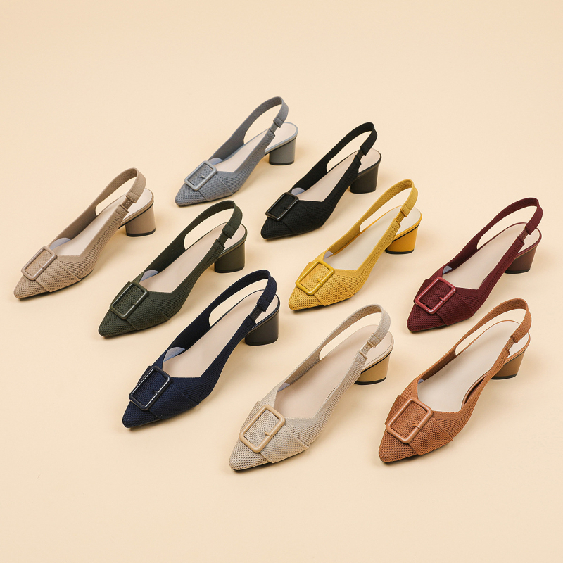 Womens Pointed Toe Knit Hollow – Embellish Knit recenzja i cena