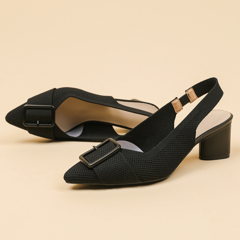 Womens Pointed Toe Knit Hollow – Embellish Knit recenzja i cena